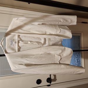 Elle scallop peplum blazer